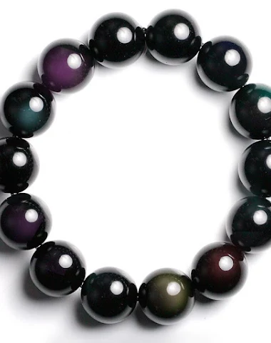 Regenboog Oog Obsidiaan PI Xiu Armb - 3