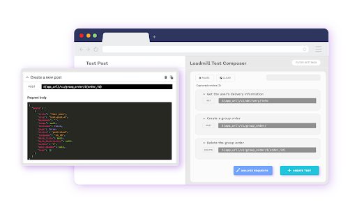 Loadmill Test Composer