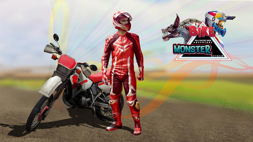 Bike Stunt Racing Dino Adventure Monster Attack