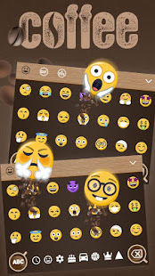 Hot Black Coffee Drink 3D Keyboard Theme(圖3)-速報App