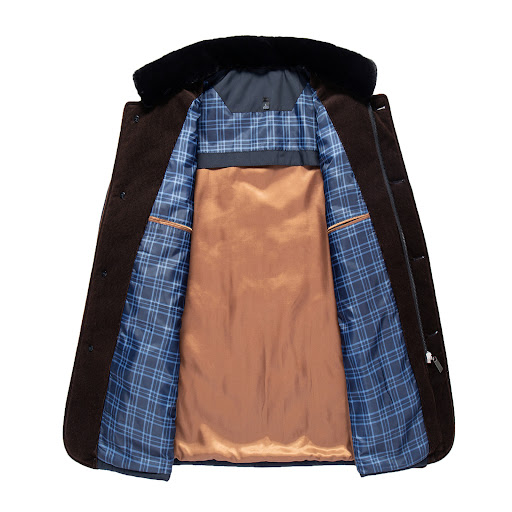 Title 8, Dads Warm Leisure Cotton-padded Coat for Men, ...