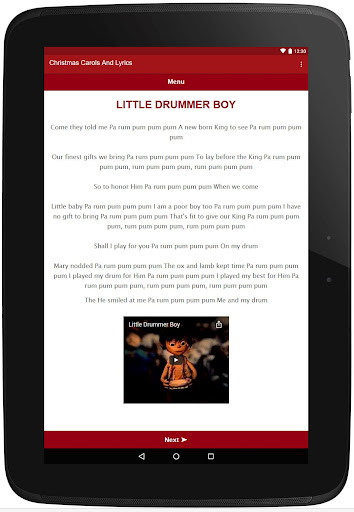 Christmas Carols and Lyrics