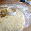 Thumbnail For Cutting Kneaded Dough Into Biscuit Rounds.