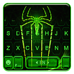 Cover Image of ダウンロード Neon Electric Spider Keyboard Theme 1.0 APK