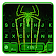 Thème de clavier Neon Electric Spider icon