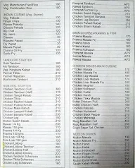 Divya Sagar menu 6