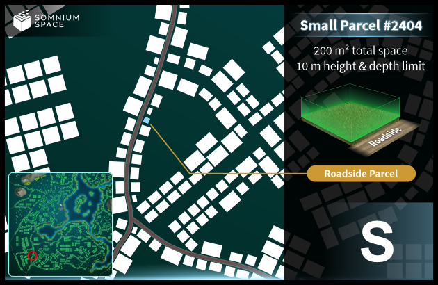 Small #2404 (S) parcel in Somnium Space