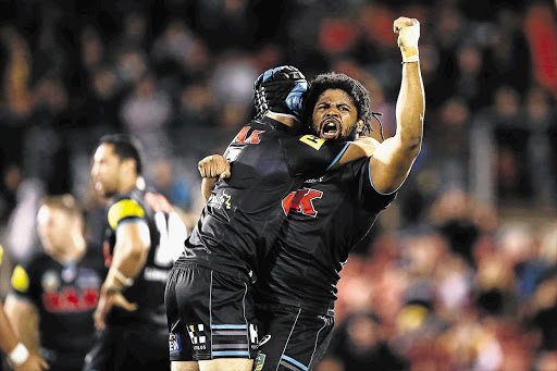 ONE FOR THE MONEY: Jamal Idris, right, of the Penrith Panthers, was lured away from his true calling as an athlete by a whole heap of money