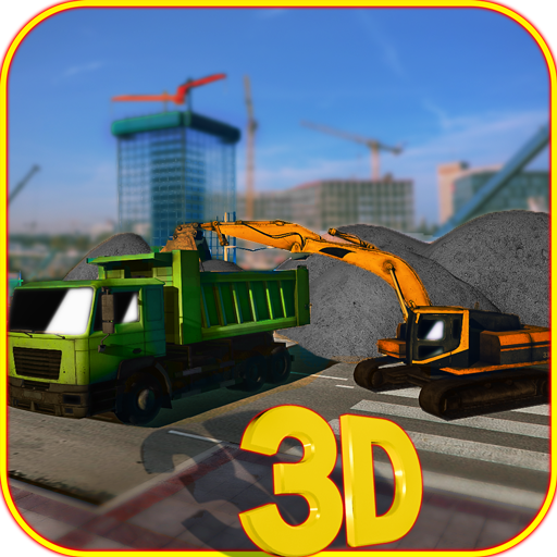 Ville Construction Crane Sim icon