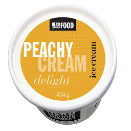 Peachy Cream Delight Ice Cream