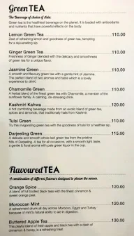 Tea Trails menu 1