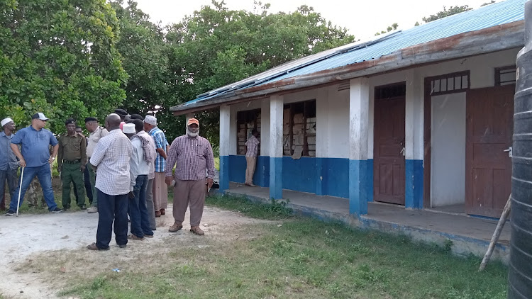 The team at the Kiangwe Primary School on November 11