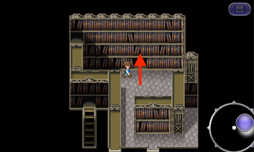 FF5_古代図書館_B1F_本の間通る