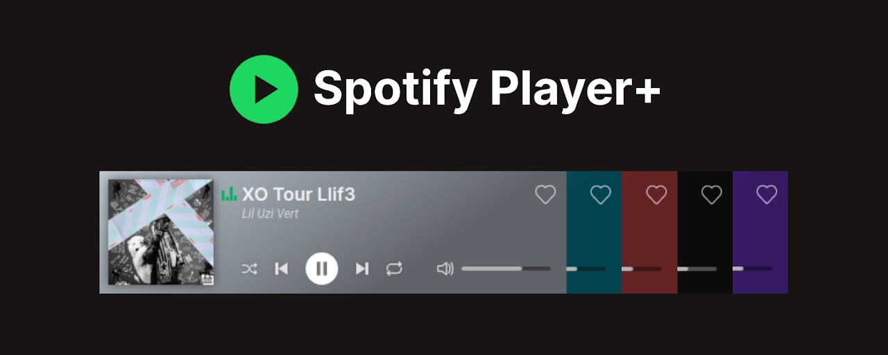 Spotify Player+ Preview image 2
