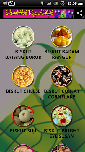 RESEPI BISKUT RAYA