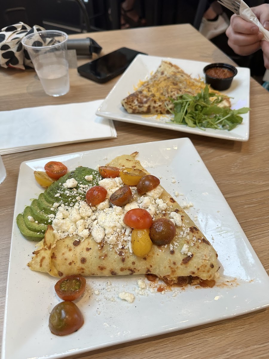 Mexican inspired gf crepe was delicious