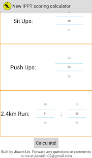 New IPPT Scoring Calculator(圖2)-速報App