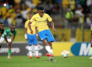 Themba Zwane of Sundowns scored  on Saturday. 