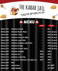 The Kabab Jail menu 1