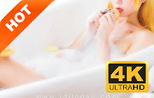 Bathtub Bubbles HD Pop Beauty New Tabs Theme small promo image