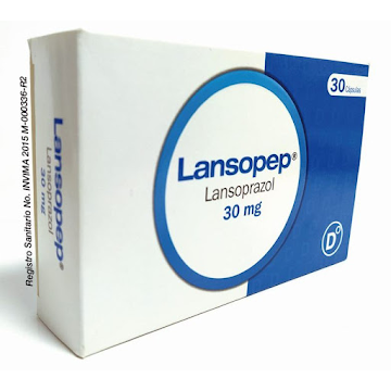 Lansopep Lansoprazol 30 mg Diabetrics Caja x 30 Cápsulas  