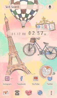 おしゃれ 壁紙アイコン I Love Paris 無料 Androidアプリ Applion