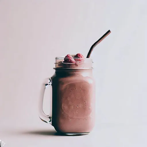 Chocolate Raspberry Milkshake [450 Ml, 1 Mason Jar]