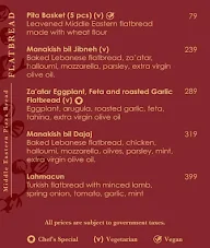 Sumac - Middle Eastern Kitchen menu 2