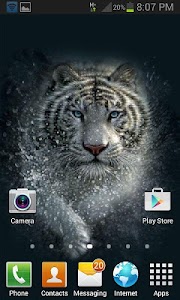 White Tiger Water LWP screenshot 1