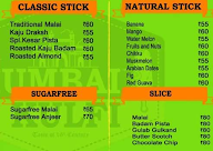 Mumbai Kulfi menu 2