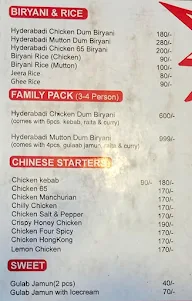 Hyderabadi Biryani Zone menu 3