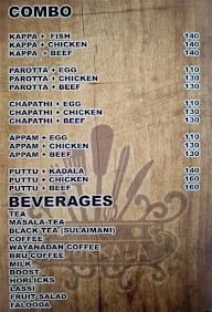 The Adukkala Restaurant menu 2