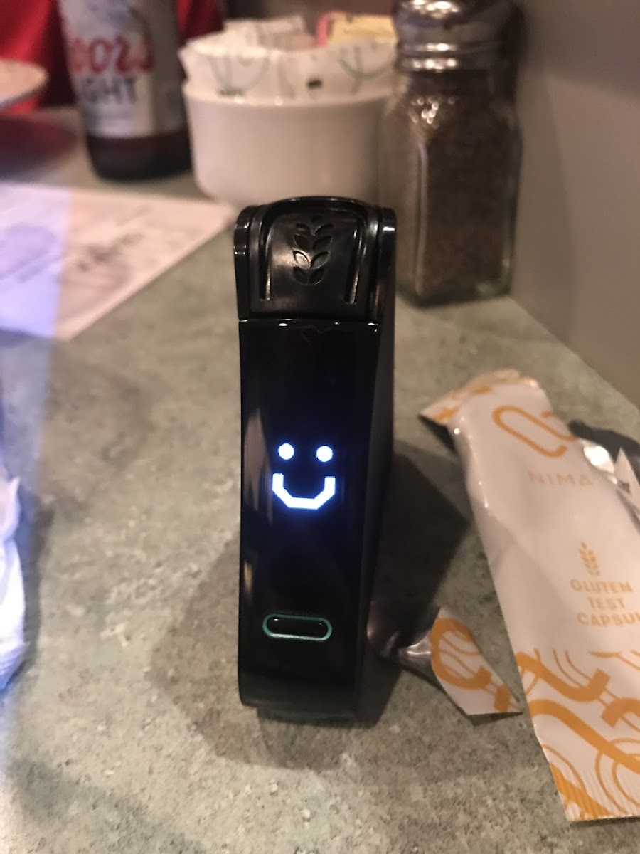 I tested my gf cheese pizza with my NIMA sensor and it came back as good to go!