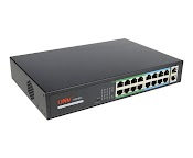 Switch Poe 16 Port Onv H1016Pls 16X10/100M Poe Port + 2 Uplink Port - Hàng Chính Hãng