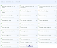 WarmOven Cake & Desserts menu 2