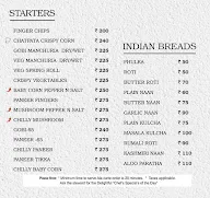 Vaishali - Hotel Meghalaya menu 3