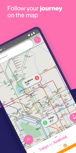 Screenshot Tokyo Metro Subway Map & Route