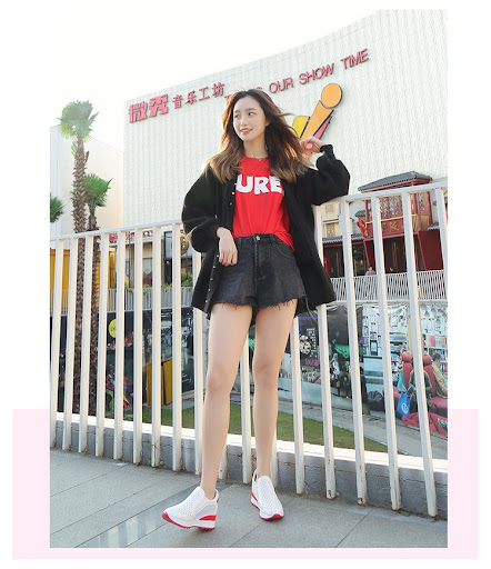 Title 4, Womens hollow white shoes