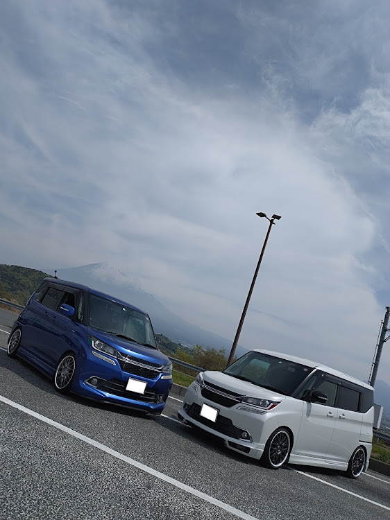 ソリオのサクラと愛車・桜コラボ・ドライブ・花より愛車に関するカスタム事例の投稿画像2枚目