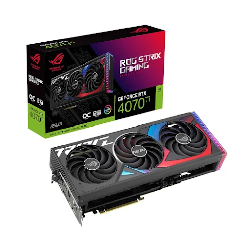 Card màn hình ASUS ROG-STRIX-RTX4070TI-O12G-GAMING 12GB GDDR6X (90YV0II0-M0NA00)