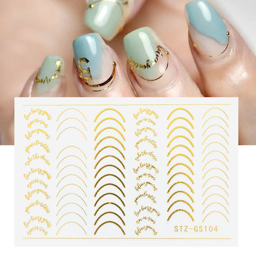 Title 3, Gold and Silver French Style Imitation Metal Ad...