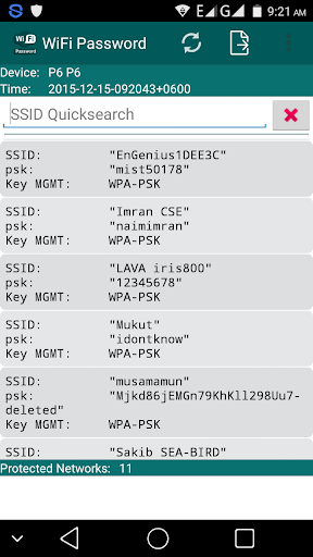 Wifi Password Root