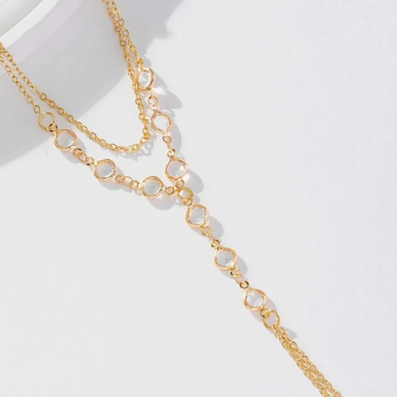 Pulseira feminina de moda, simplicidade com camada dupla. Um acessório elegante para mulheres que valorizam o estilo discreto e sofisticado.