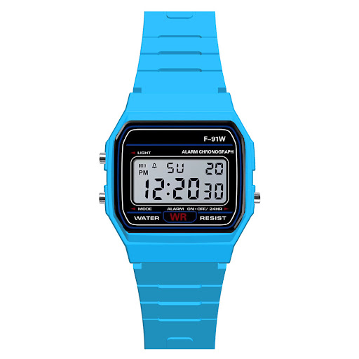 Title 14, Digital Display Waterproof Round Watch Childre...