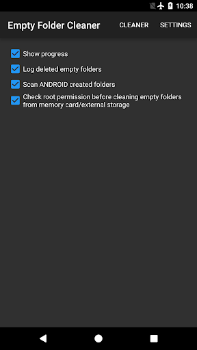 Empty Folder Cleaner screenshots 1