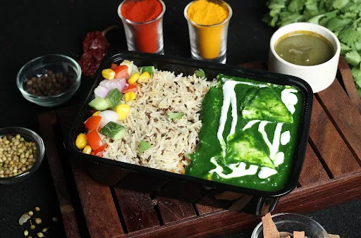 Palak Paneer Rice Meal Box