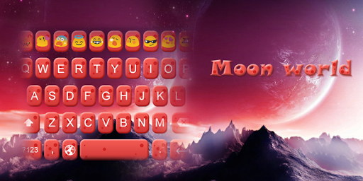 Emoji Keyboard-Moonworld