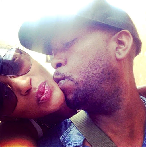 Flabba and his girlfriend, Sindi Manqele.