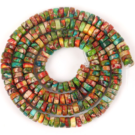 Title 13, Natural Imperial Turquoise Spacer Semi-finished...