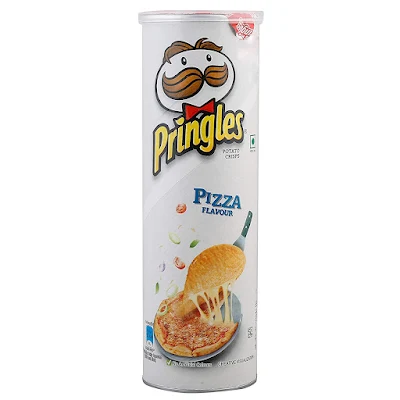 Pringles Potato Crisps Pizza Flavour - 107 gm